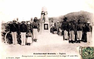 TAGHIT - INAUGURATION MONUMENT DE SIEGE DE 1904